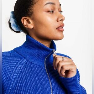 EUC Eddie Bauer Sport 3/4 Zip Sweater Size Medium.